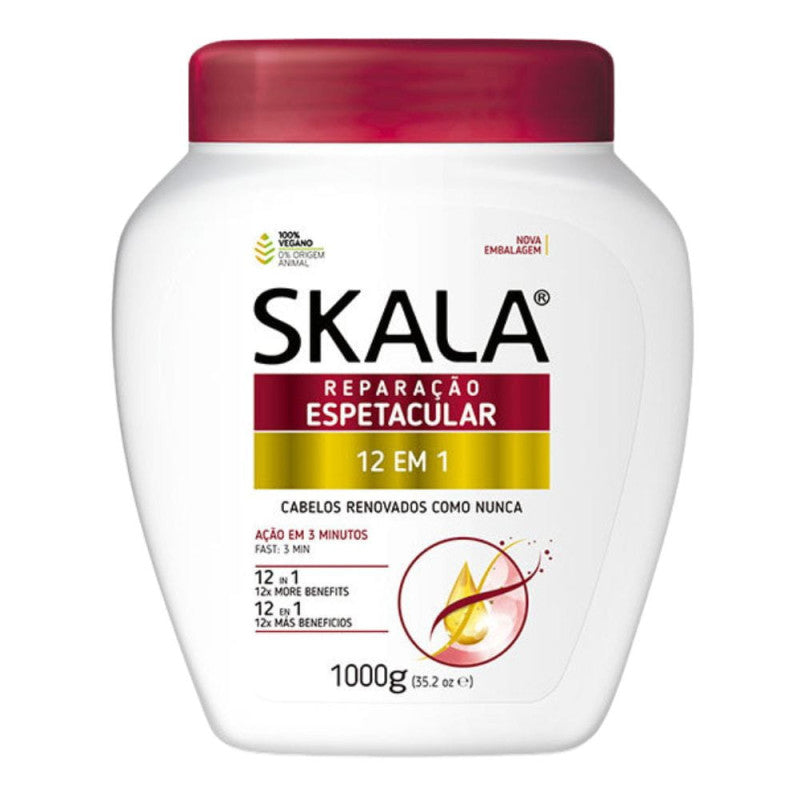 Skala 12 em 1 1000 ml – Crème Après-shampooing