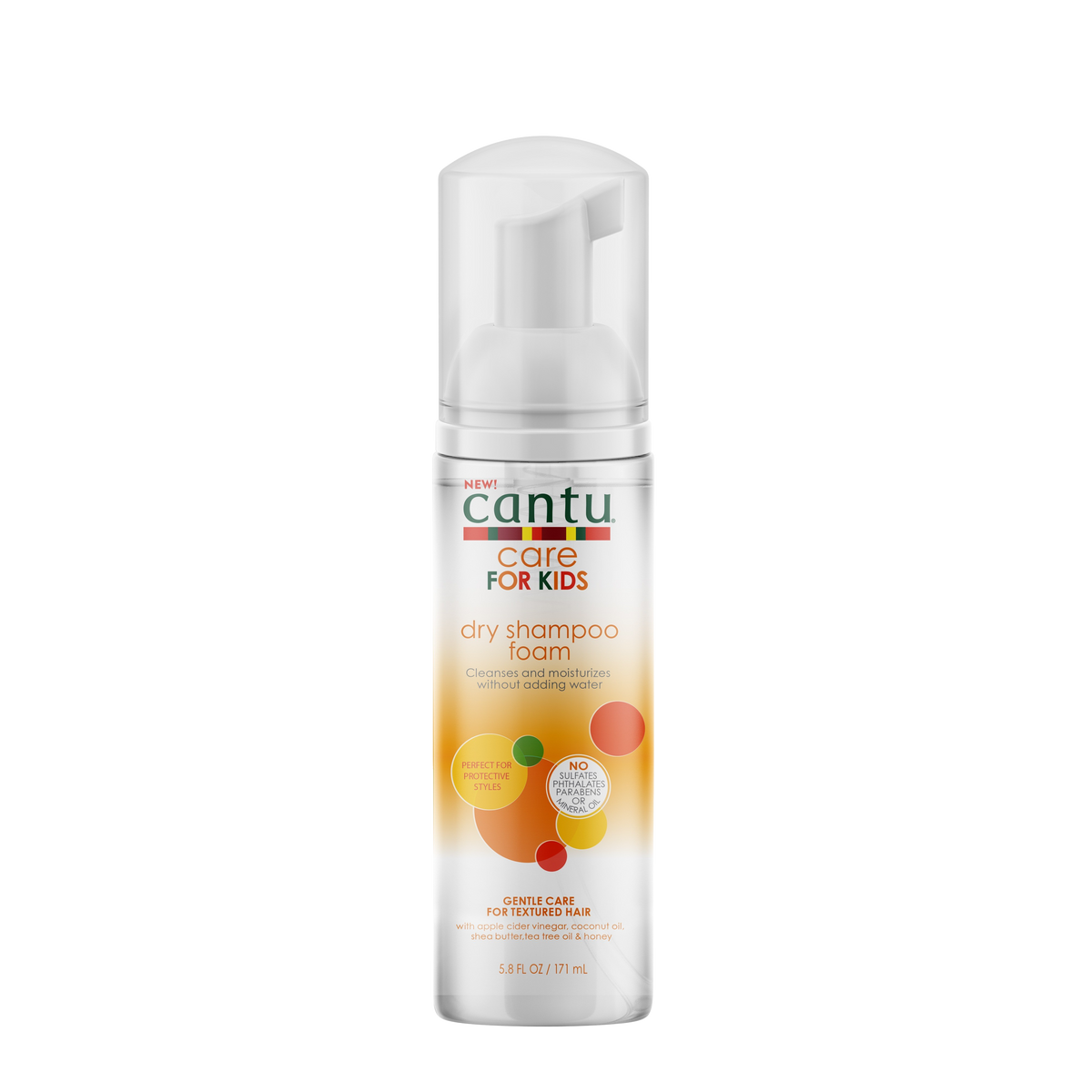 Shampooing sec en mousse pour enfants Cantu 5,8 oz