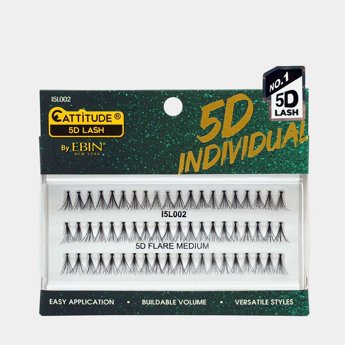 EBIN New York 5D Individual Lash- Flare Medium (I5L002)