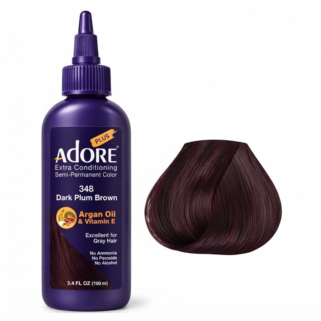Adore Color No. 348 Dark Plum Brown