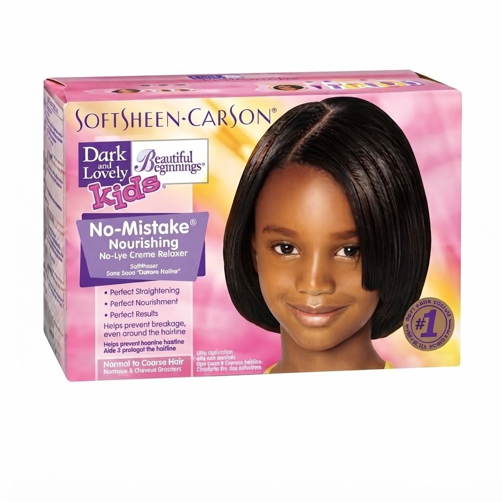 Dark & Lovely Beautiful Beginnings No-Lye Relaxer Kit Regular