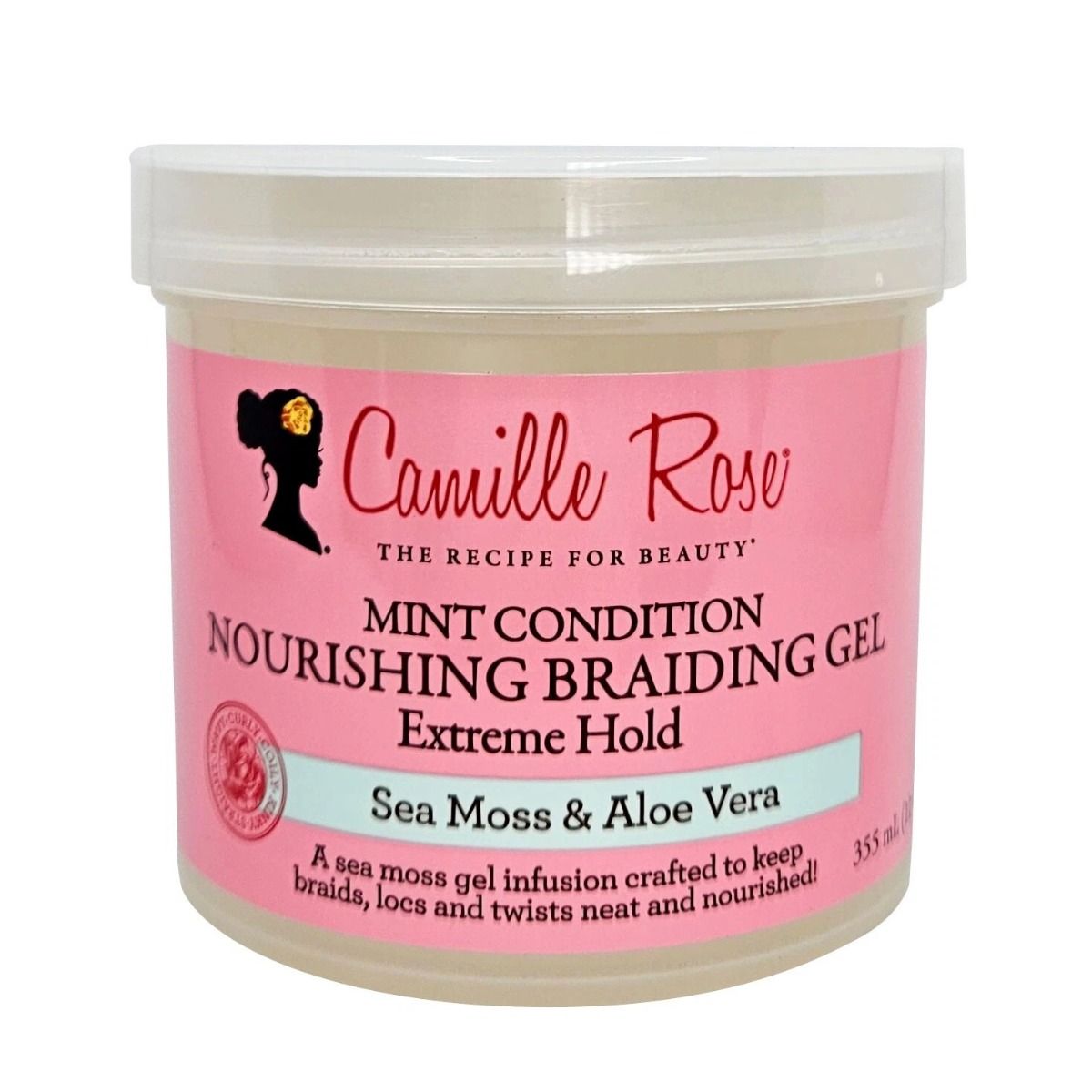 Camille Rose Mint Condition Nourishing Braiding Gel Extreme Hold 12oz