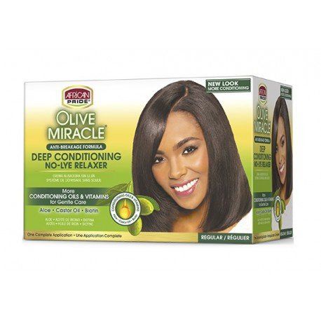 African Pride Olive Relaxer Kit Regular