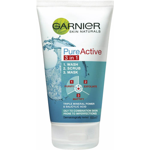Garnier Pure Active 3 in 1 cleanser 150ml