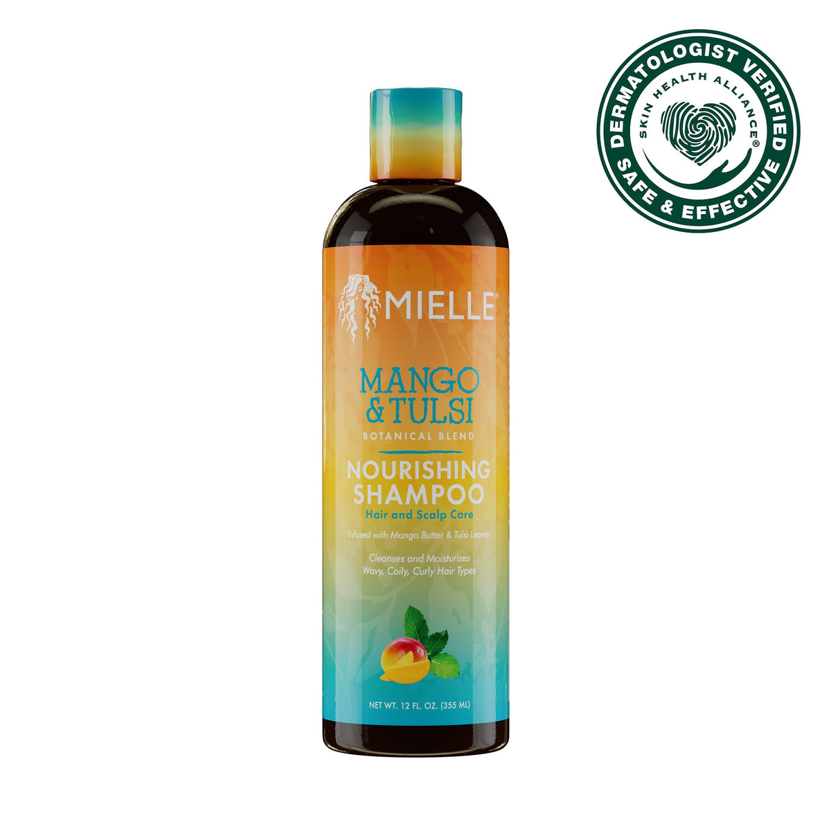 MIELLE Mango & Tulsi Nourishing Shampoo 14.4oz