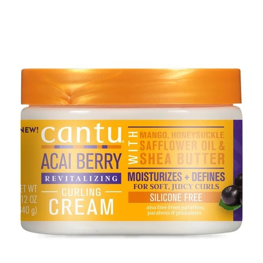 Crème bouclante aux baies d'açaï et à la noix de coco Cantu 340 g