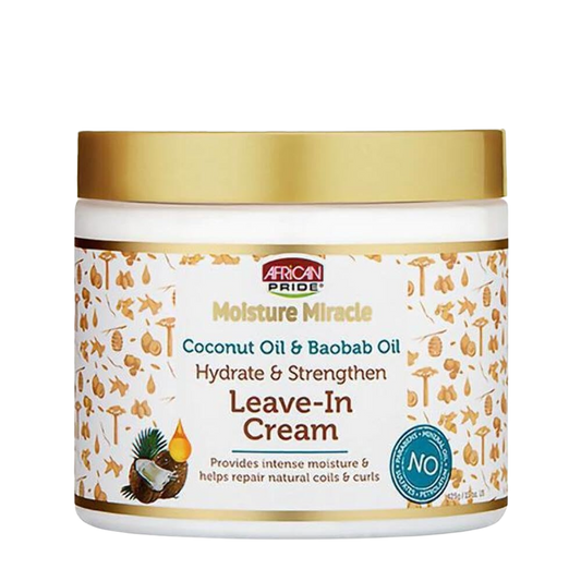 Après-shampooing sans rinçage Moisture Miracle d'African Pride, 15 oz
