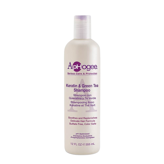 ApHogee Kertine & Green Tea Shampoo 12oz