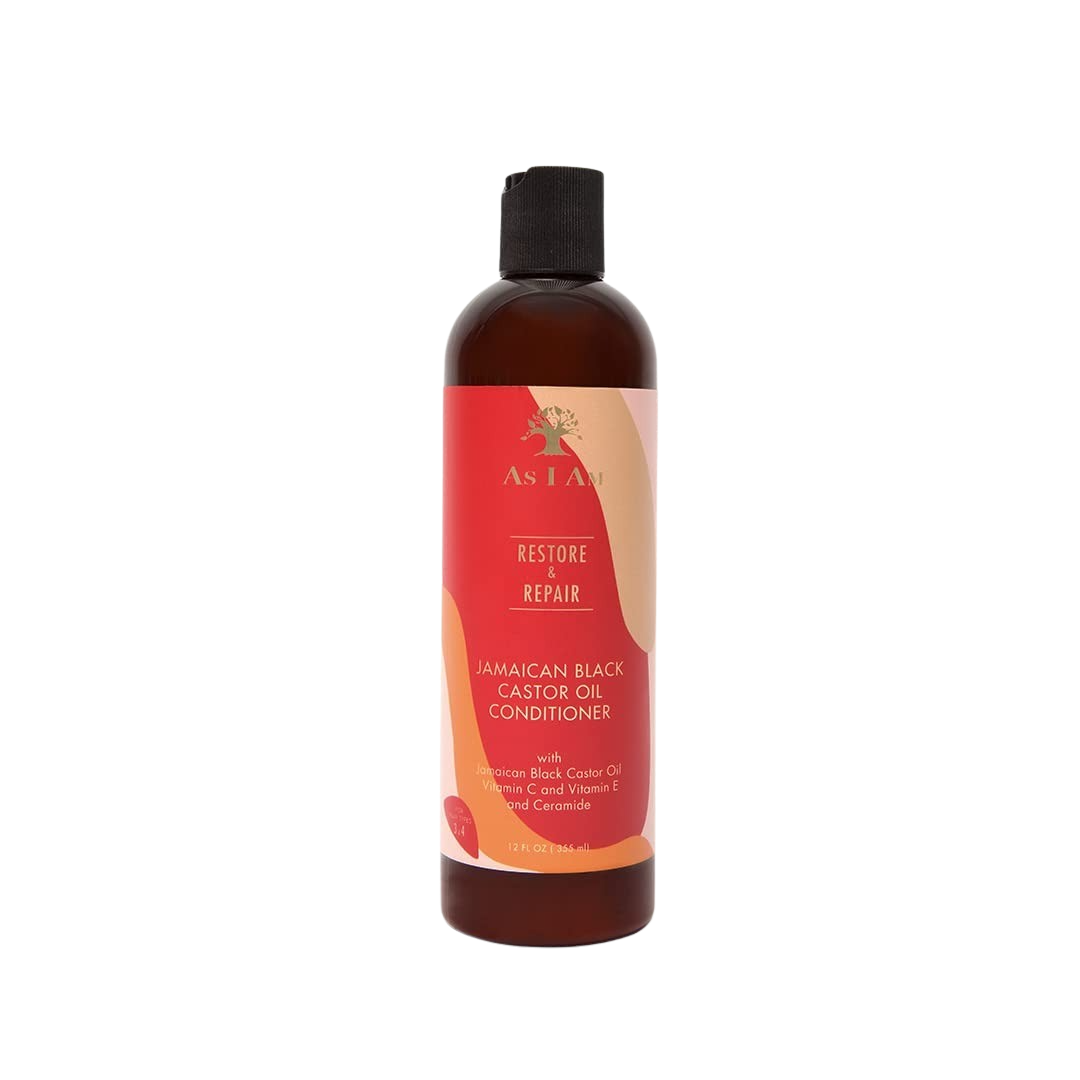 Après-shampoing à l'huile de ricin noire jamaïcaine As I Am 12 oz
