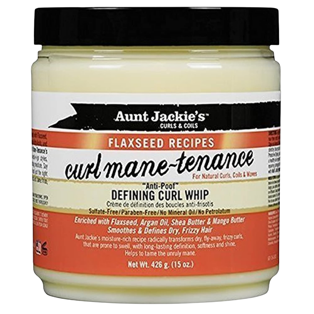 Aunt Jackie's Flaxseed Curl Mane-Tenance 15oz