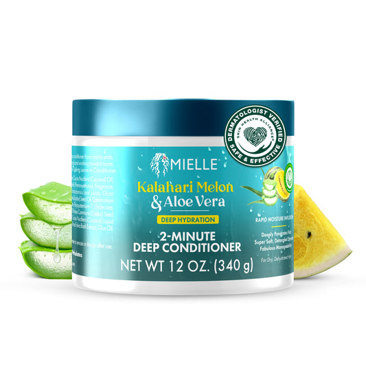 MIELLE Kalahari Melon & Aloe Deep Hydration 2-Minute Deep Conditioner