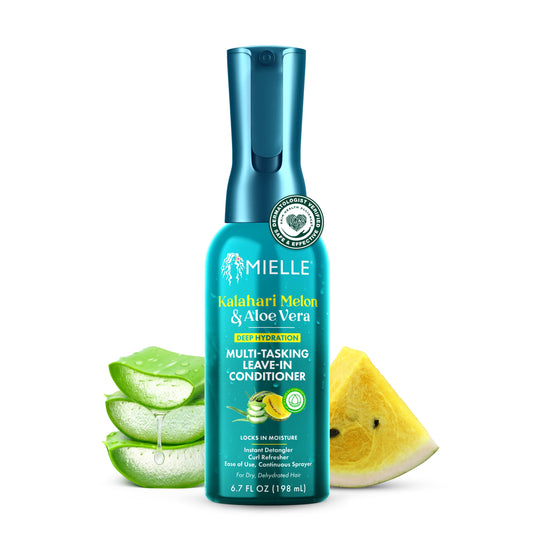 MIELLE Kalahari Melon & Aloe Deep Hydration Multi-Tasking Leave-In Conditioner