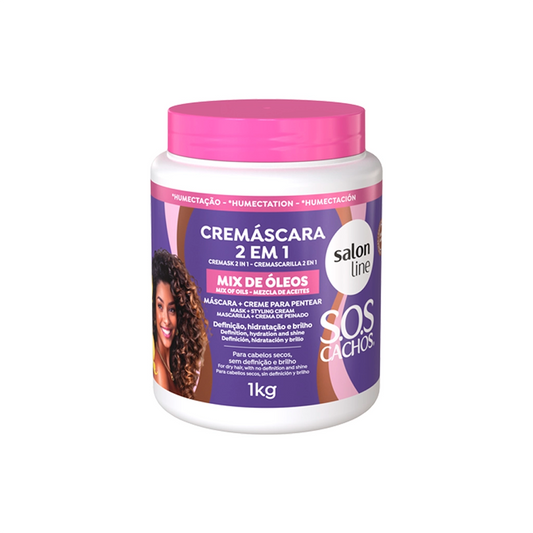 Salon Line SOS Mix of Oils Nourishing 2-in-1 Cream Mask 1kg