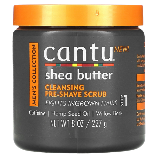 Cantu Mens Cleansing Pre-Shave Scrub 8oz