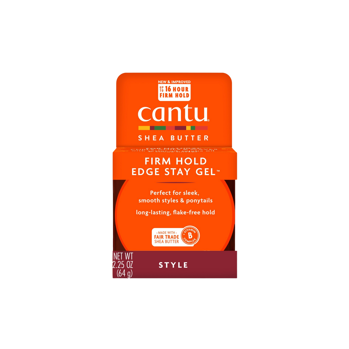 Gel coiffant Cantu Natural Edge 2,25 oz