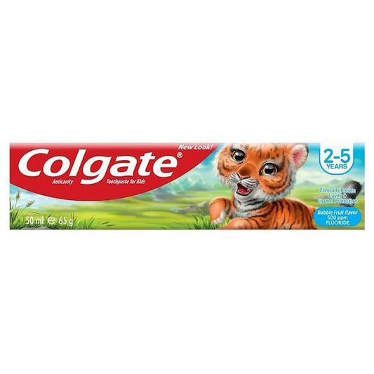 Colgate Kids 2-5 Years Bubble Fruit Toothpaste 50ml