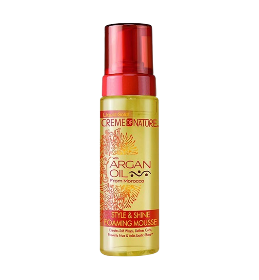 Creme of Nature Argan Oil Foam Wrap Mousse 7 oz