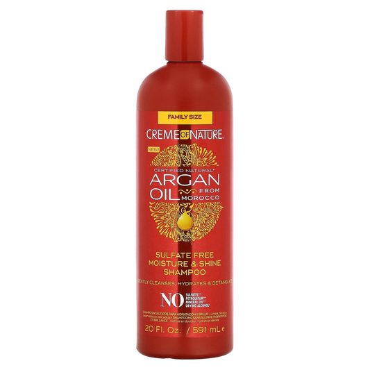 Creme of Nature Argan Oil Moisturizer & Shine Shampoo 20 oz