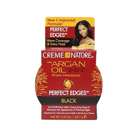 Creme of Nature Argan Oil Perfect Edges Black 2.25oz
