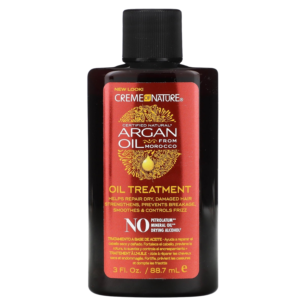 Crème de soin à l'huile d'argan de Creme of Nature 3 oz