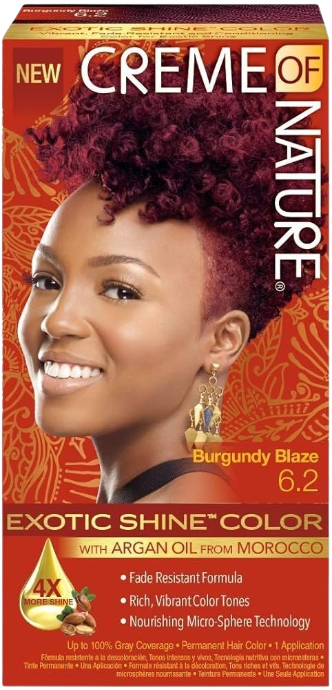 Creme of Nature Gel Hair Color #6.2 Burgundy Blaze