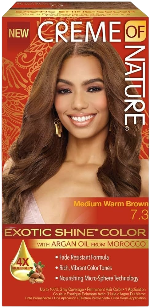 Creme of Nature Gel Hair Color #7.3 Medium Warm Brown