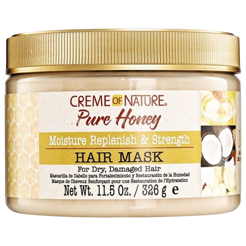 Masque hydratant en profondeur au miel pur de Creme of Nature 325 ml