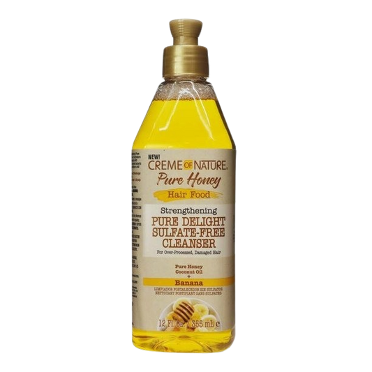 Creme of Nature Pure Honey Hair Food Banana Cleanser 12oz
