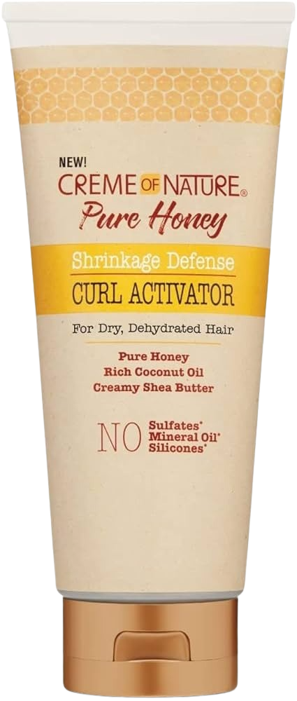 Crème de Nature Pure Honey Shrinkage Defense Curl Activator 10,5 oz