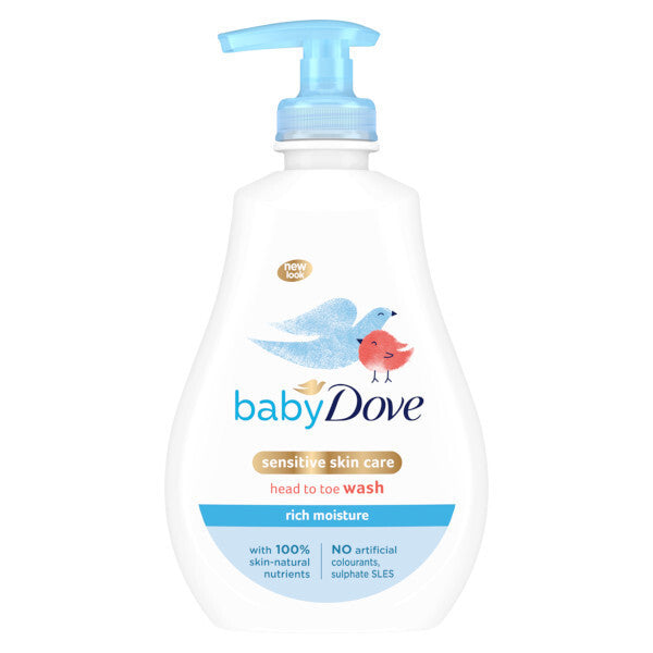 Dove Baby Head To Toe Body Wash 400ml Rich Moisture