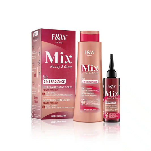 Fair & White Miss White Perfect Glow Kit Éclaircissant Corps 2 en 1 Radiance (300 ml lait + 100 ml sérum)