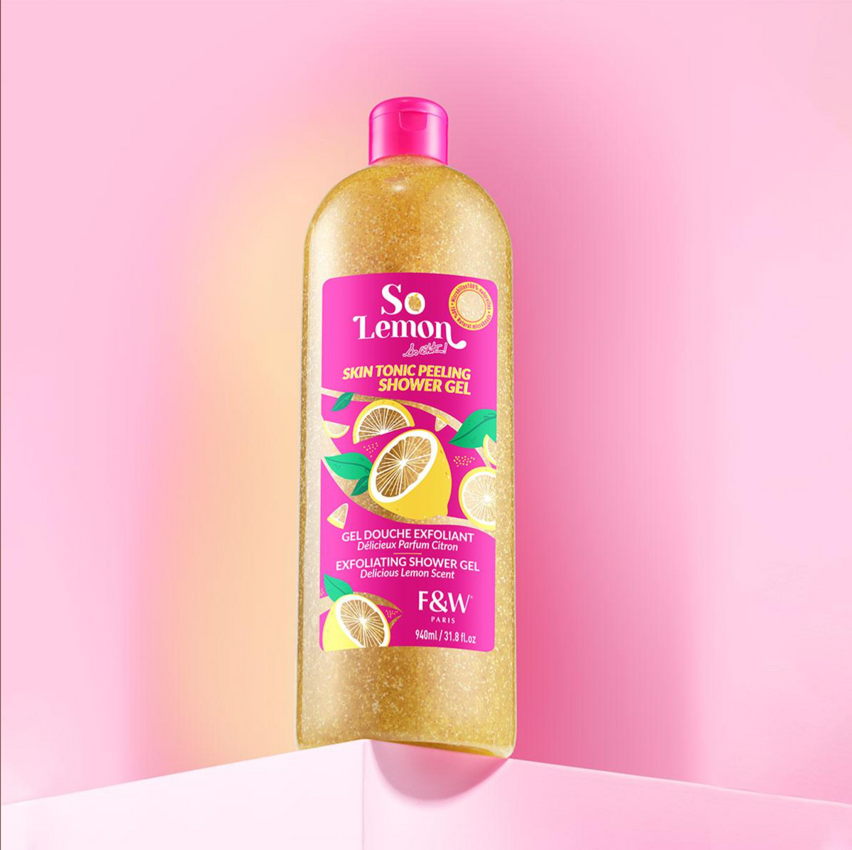 Fair & White So Lemon Gel Douche Skin Tonic Peeling 940 ml