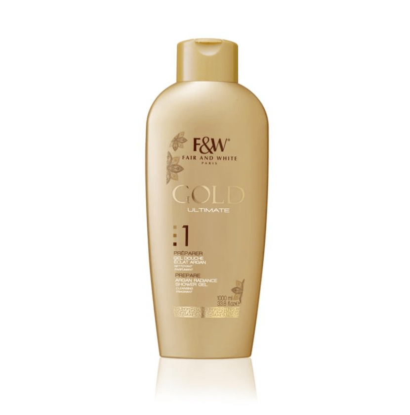 Fair & White Gold #1 Gel Douche Éclat Argan 1000 ml