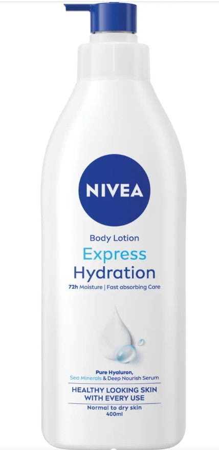 Nivea Body Lotion 400ml Express Hydration Pump