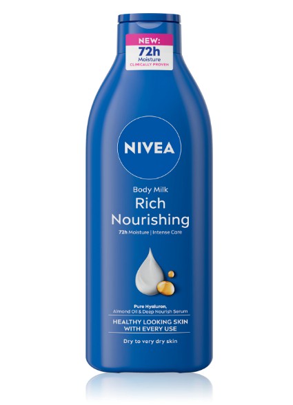 Nivea Body Lotion 400ml Rich Nourishing 72hr moisture