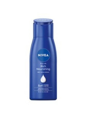 Nivea Body Milk 400ml Rich Nourishing 5 in 1 Dry to Very Dry 48hr