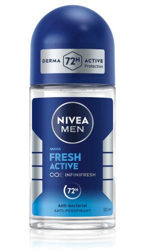 Nivea Roll-On 50ml Men's Fresh Active