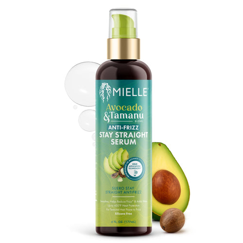 MIELLE Avocado & Tamanu Anti-Frizz Stay Straight Serum