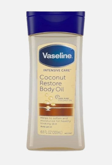 Vaseline Body Oil 200ml Coconut Restore