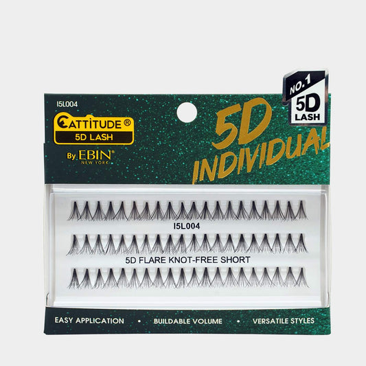 EBIN New York 5D Individual Lash- Knot-Free Short (I5L004)