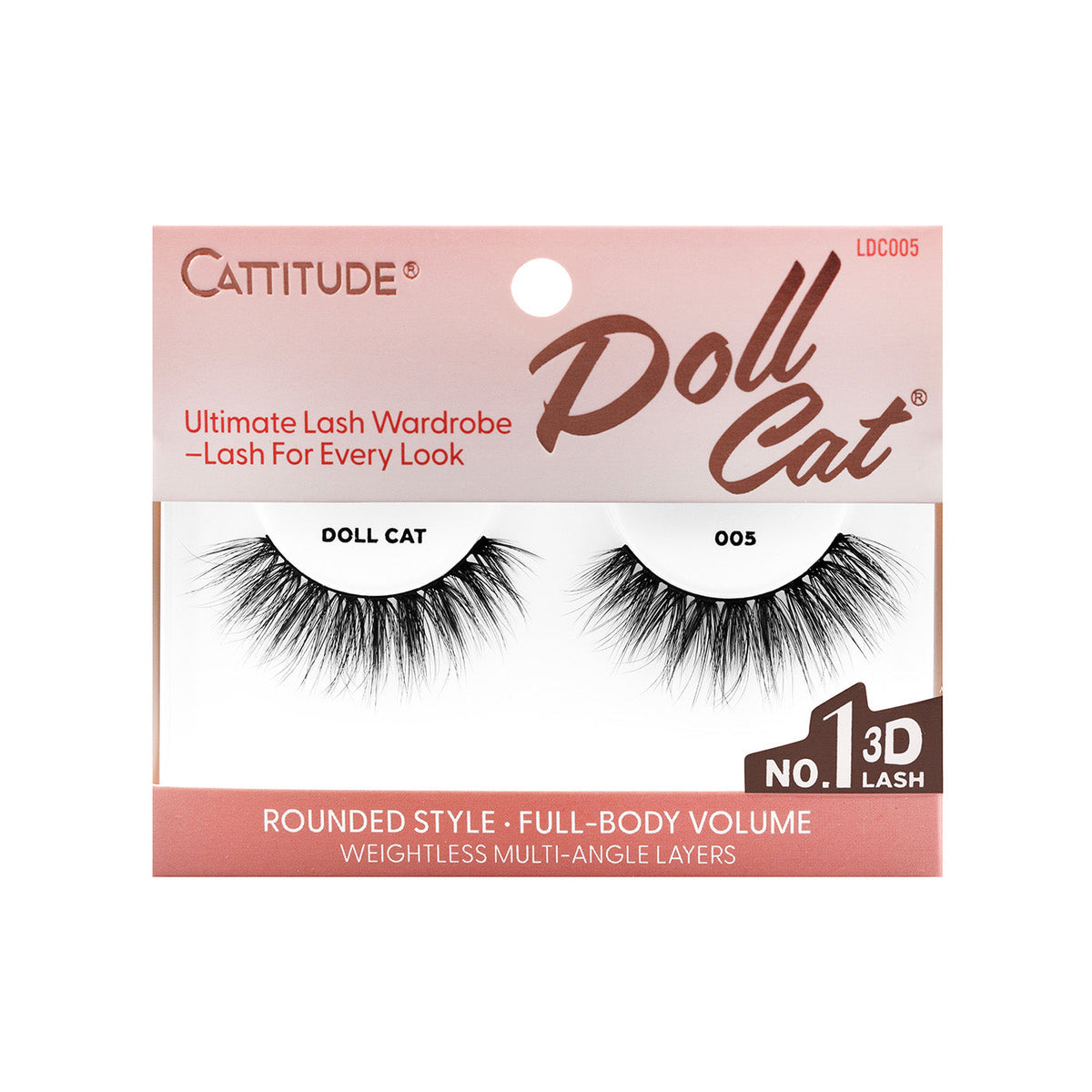 EBIN New York Cattitude Lashes Doll Cat - 005