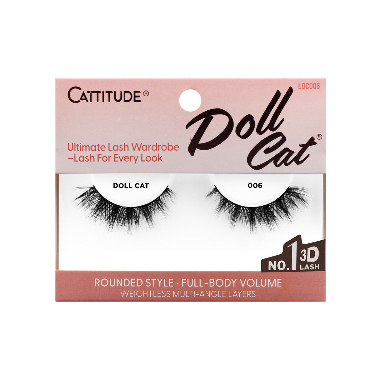 EBIN New York Cattitude Lashes Doll Cat - 006