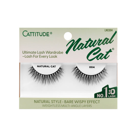 EBIN New York Cattitude Lashes Natural Cat - 004