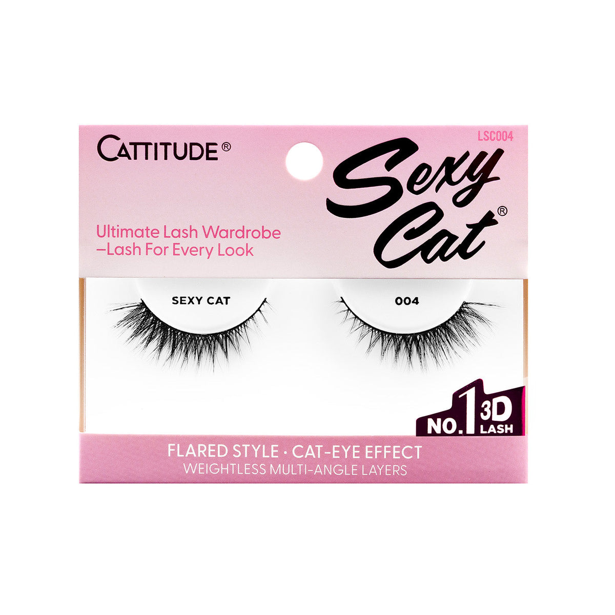 EBIN New York Cattitude Lashes Sexy Cat - 004