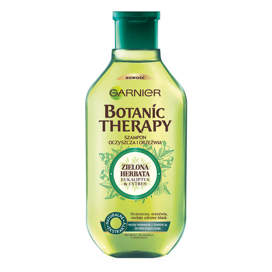 Garnier Botanic Therapy Green Tea, Eucalyptus & Citrus Cleansing Shampoo — 400 ml