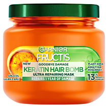 Garnier Fructis Goodbye Damage Keratin Hair Bomb Repairing Mask — 320 ml