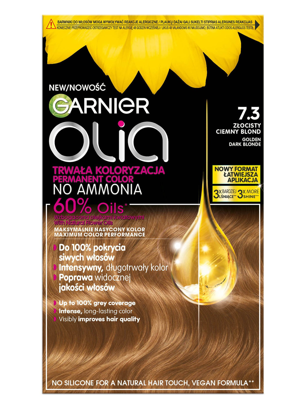 Garnier Olia 7.3 – Golden Dark Blonde