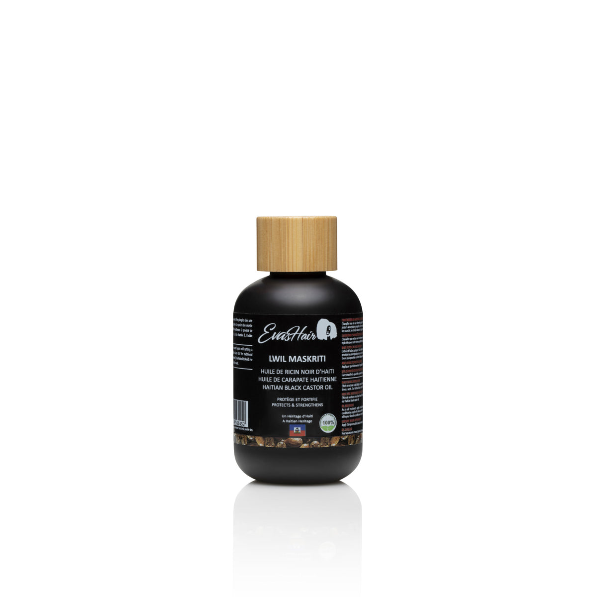 Evashair Haitian Black Castor Oil 120 ml