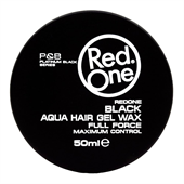 Red One Aqua Hair Wax Black 50ml (miniwax)