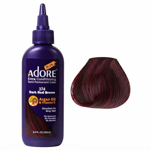 Adore Color No. 374 Dark Red Brown